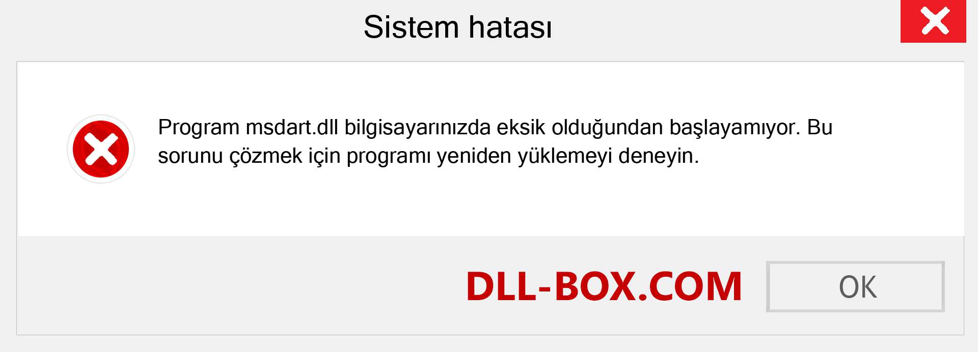 msdart.dll dosyası eksik mi? Windows 7, 8, 10 için İndirin - Windows'ta msdart dll Eksik Hatasını Düzeltin, fotoğraflar, resimler